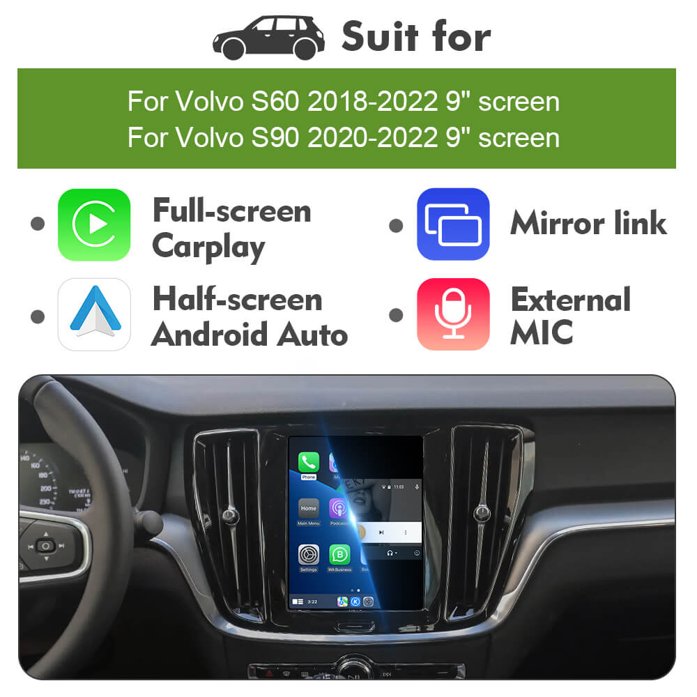 カーナビ ISUDAR V2 Wireless Apple Carplay android ISUDAR V2 Apple Carplay Kit Module for Sensus upgrade Volvo
