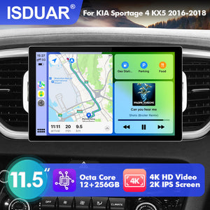 ISUDAR 11.5” For Kia Sportage 4 KX5 2016-2018 Android Auto Car Radio with Octa Core