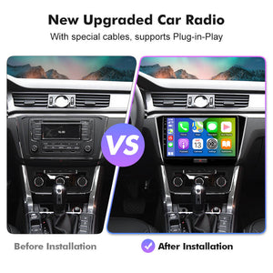 NEW! Android 10-Android 13 QLED Android Auto 10” Car Radio For VW/Passat b8 Magotan 2015-
