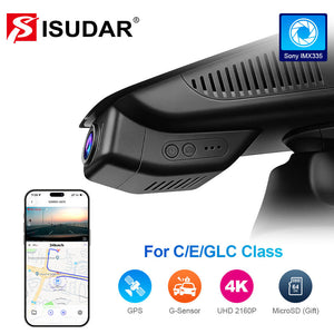 ISUDAR 2026 OEM Dash Cam 4K UHD Sony Sensor WiFi App For Mercedes-Benz C-Class / GLC-Class / E-Class - ISUDAR Official Shop