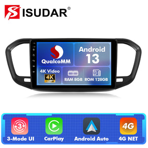 Q74 Qualcomm Android 13 9" Car Radio For LADA Vesta 2023