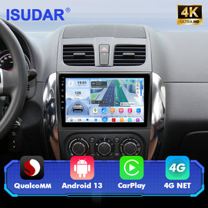 Q74 Qualcomm Android 13 9" Car Radio For Suzuki Sx4 2005-2016