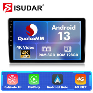 Q74 Qualcomm Android 13 9" Car Radio For Peugeot 407 1 2004 - 2011