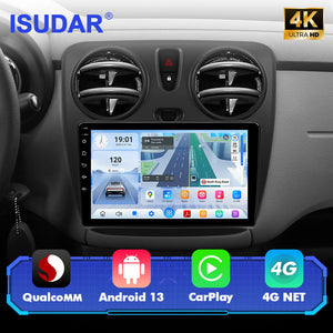 Q74 Qualcomm Android 13 9" Car Radio For Renault Lodgy Dacia Dokker 2012 - 2020