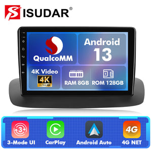Q74 Qualcomm Android 13 9" Car Radio For Renault Megane 3 2008-2014