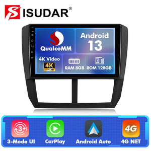 Q74 Qualcomm Android 13 9" Car Radio For Subaru Forester/Impreza/mpreza WRX/ Impreza WRX STI