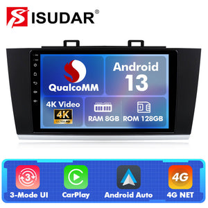 Q74 Qualcomm Android 13 9" Car Radio For Subaru Outback Legacy 2015-2018
