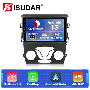 Q74 Qualcomm Android 13 For Ford Fusion Mondeo 2013-2019 9" Car Radio