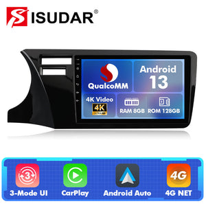 Q74 Qualcomm Android 13 For Honda City 2014-2019 9" Car Radio