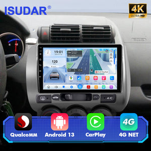 Q74 Qualcomm Android 13 For Honda Fit Jazz 2002-2007 9" Car Radio