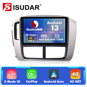 Q74 Qualcomm Android 13 For Honda Pilot 2005-2008 9" Car Radio