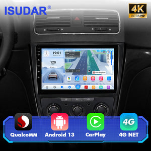 Q74 Qualcomm Android 13 For Skoda Yeti 2009-2013 10" Car Radio