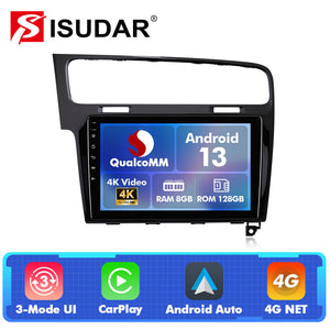 Q74 Qualcomm Android 13 For VW Golf 7 2013-2019 Left Driving 10" Car Radio - ISUDAR Official Shop