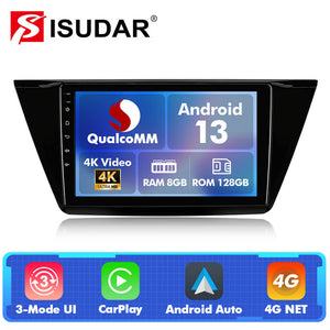 Q74 Qualcomm Android 13 For VW Touran 2016-2018 10" screen Car Radio - ISUDAR Official Shop