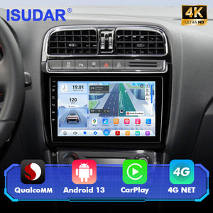 Q74 Qualcomm Android 13 For VW/Volkswagen/POLO Sedan 2009-2017 9" Car Radio - ISUDAR Official Shop