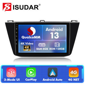 Q74 Qualcomm Android 13 For VW/Volkswagen/Tiguan 2017-2019 10" screen Car Radio - ISUDAR Official Shop