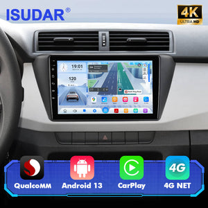 Q74 Qualcomm Android 13 For Volkswagen Skoda Fabia 2015-2019 9" Car Radio - ISUDAR Official Shop
