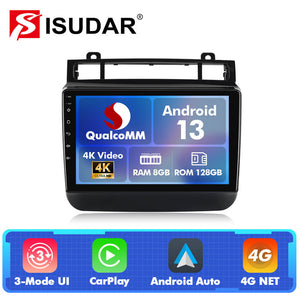 Q74 Qualcomm Android 13 For Volkswagen Touareg FL NF 2010 - 2018 9" screen Car Radio - ISUDAR Official Shop