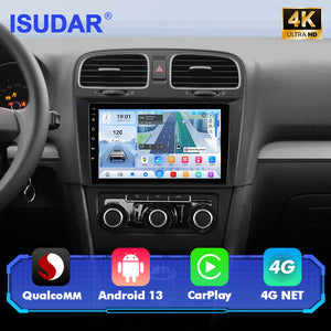 Q74 Qualcomm Android 13 For Volkswagen VW Golf 6 2008-2016 9" Car Radio - ISUDAR Official Shop
