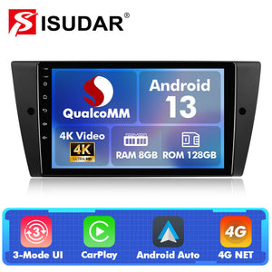 Q74X Qualcomm Android 13 Cat Stereo 9" For BMW E90 E91 E92 E93 - ISUDAR Official Shop
