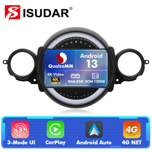 Q74X Qualcomm Android 13 Cat Stereo 9" For BMW Mini Cooper 2007-2013 - ISUDAR Official Shop