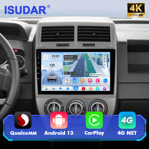 Q74X Qualcomm Android 13 Cat Stereo 10" For Jeep Compass Patriot 2007-2009 - ISUDAR Official Shop