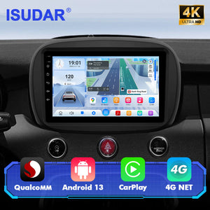 Q74X Qualcomm Android 13 Cat Stereo 9" For Fiat 500X 2014-2019 - ISUDAR Official Shop