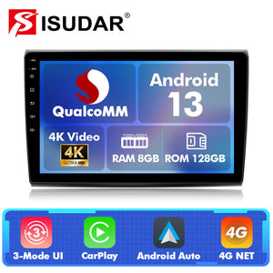 Q6/Q74 Qualcomm Android 13 For Fiat Bravo 2007-2012 9" screen multimedia car radio DSP ADAU - ISUDAR Official Shop