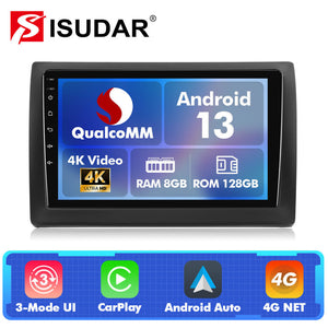 Q74X Qualcomm Android 13 Cat Stereo 9" For Fiat Stilo 2002-2010 - ISUDAR Official Shop