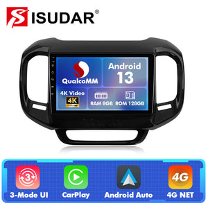 Q74X Qualcomm Android 13 Cat Stereo 9" For Fiat Toro 2017- - ISUDAR Official Shop