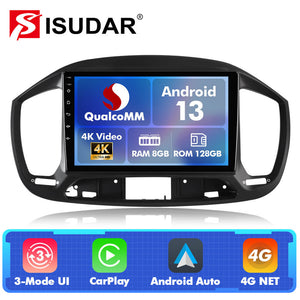 Q74X Qualcomm Android 13 Cat Stereo 9" For Fiat Uno 2015-2020 - ISUDAR Official Shop