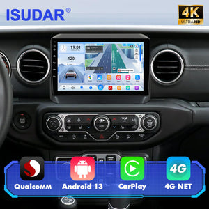 Q74X Qualcomm Android 13 Cat Stereo 9" For Jeep Wrangler JL Gladiator 2018-2021 - ISUDAR Official Shop