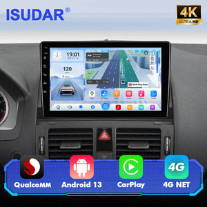 Q74X Qualcomm Android 13 Cat Stereo 9" For Mercedes-Benz W204 2006-2011