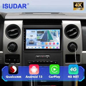Q74 Qualcomm Android 13 For Ford F150 2009-2012 Auto air conditioner control 9" Car Radio