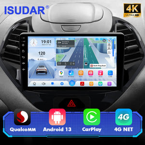Q74 Qualcomm Android 13 For Ford Figo 2015-2018 With Small Emergency Lights 9" Car Radio - ISUDAR Official Shop