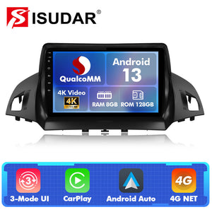 Q74 Qualcomm Android 13 For Ford Escape 2013-2016 Without OEM Big Screen 9" Car Radio - ISUDAR Official Shop