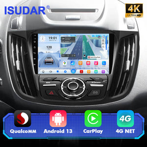 Q74 Qualcomm Android 13 For Ford Escape 2013-2016 With OEM Big Screen 9" Car Radio