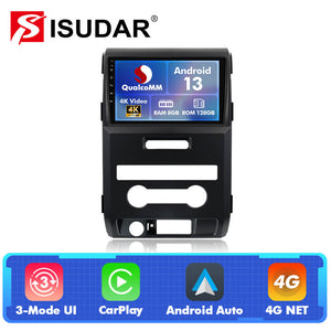 Q74 Qualcomm Android 13 For Ford F-150 F150 SVT Raptor 2009-2012 9" Car Radio - ISUDAR Official Shop