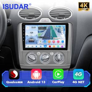 Q74 Qualcomm Android 13 For Ford Focus 2 Mk 2 2004-2011 9" Car Radio