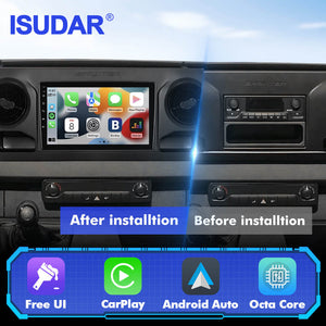 T57 Android 15 2 Din Car Stereo 10" Car Multimedia Player GPS Navigation Wireless CarPlay & Android Auto For Mercedes-Benz Sprinter 2018