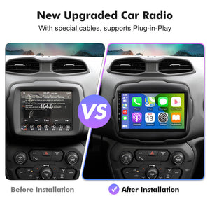 NEW! Android 13 For Jeep Renegade 2014 2015 2016 2017 2018 9 inch screen car radio