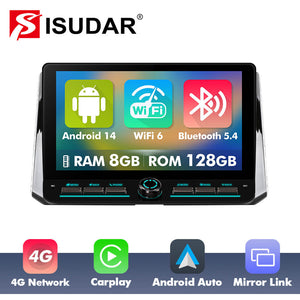 10 inch Android 14 New Design Angle Key 2.0 Touch Screen Car Radio Button Car Stereo For Toyota Corolla 2018-2021