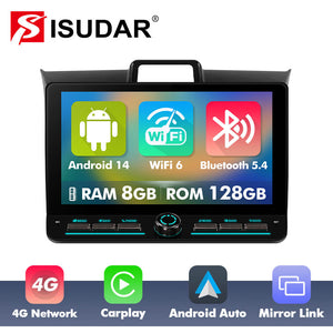 10 inch Android 14 New Design Angle Key 2.0 Touch Screen Car Radio Button Car Stereo For Toyota Corolla Axio Fielder 2012-2021