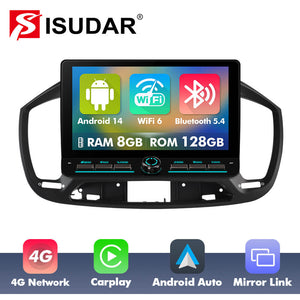 10 inch Android 14 New Design Angle Key 2.0 Touch Screen Car Radio Button Car Stereo For Fiat Uno 2015-2020 - ISUDAR Official Shop
