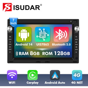T75/T10C/T10M Android 14 For VW/Volkswagen/GOLF/POLO/TRANSPORT T5/Passat B5/SHARAN/Bora - 7 inch 1024*600P Car Radio -VW0701 - ISUDAR Official Shop