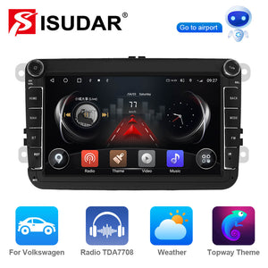 T75/T10C/T10M Android 14 For VW/Volkswagen/POLO/Golf/Skoda/Seat/Leon/PASSAT B6 - 8 inch 1024*600P Car Radio -VW0803 - ISUDAR Official Shop