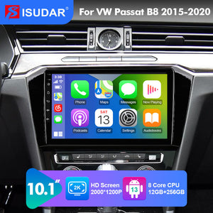 NEW! Android 10-Android 13 QLED Android Auto 10” Car Radio For VW/Volkswagen Passat B8 2015-
