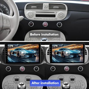 Upgrade from T72 - T75 series Android 14 UIS7865 Car Radio For Fiat 500 2007-2015