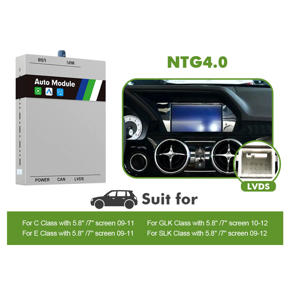 カーナビ ISUDAR V2 Wireless Apple Carplay android ISUDAR Apple Carplay wireless Modem for Mercedes C Class