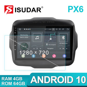 ISUDAR Voice control 1 Din Android 10 Car Radio For Jeep Renegade 2014-2018 - ISUDAR Official Store